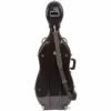 Bobelock Black Fiberglass Cello Case